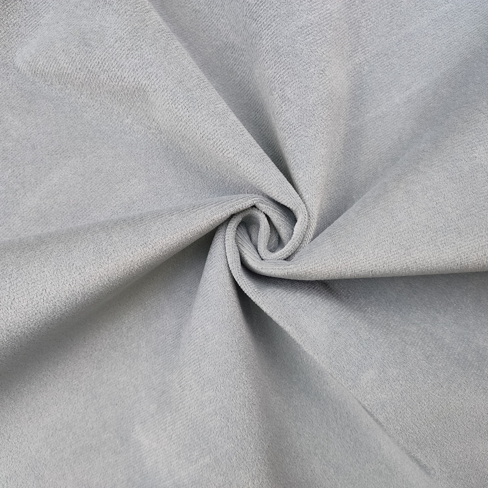  Plain Color One Sided and Two Sided Velvet Blackout Fabric for Curtain