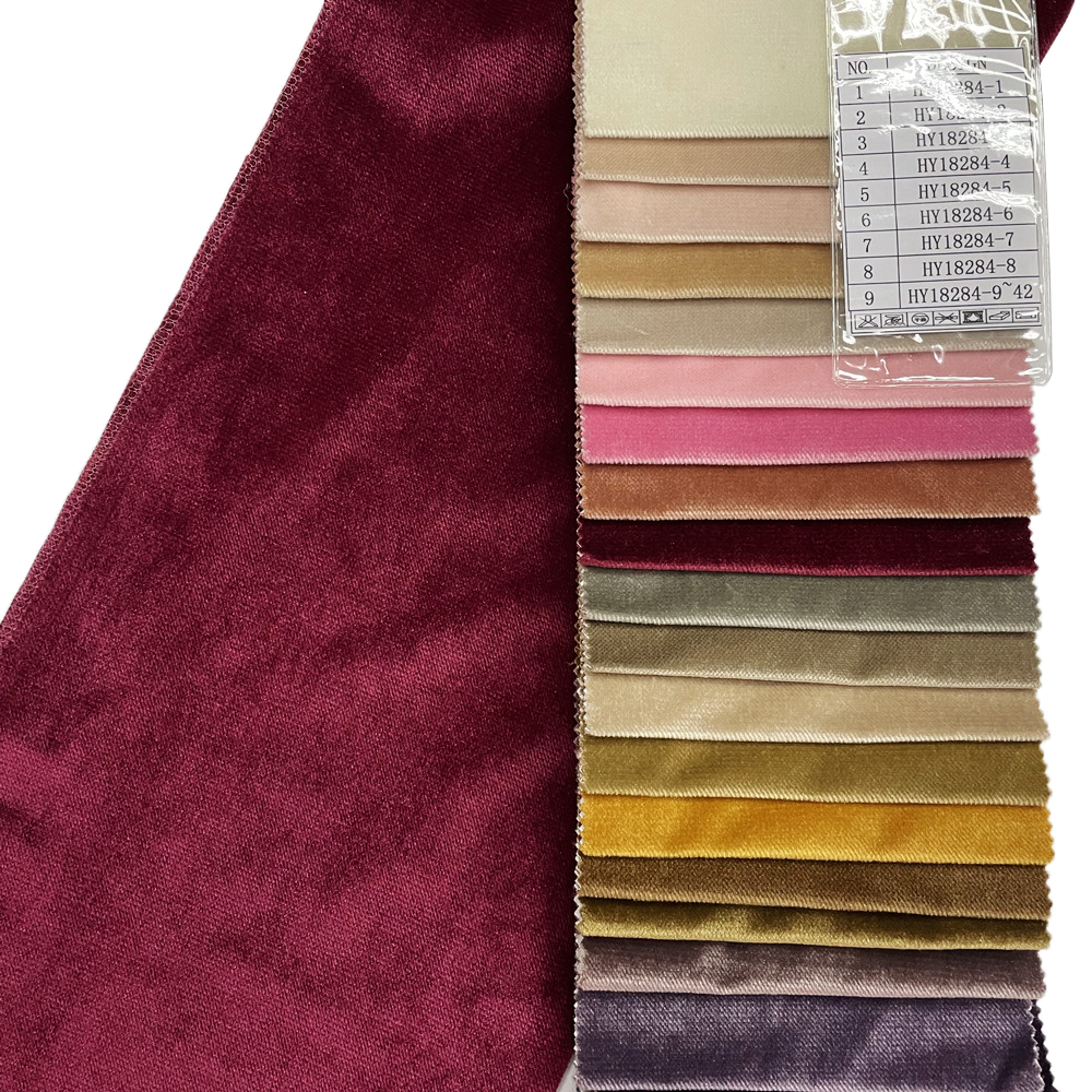 High Quality Multiple Colors Jaguar Plain Velvet Fabric for Curtain