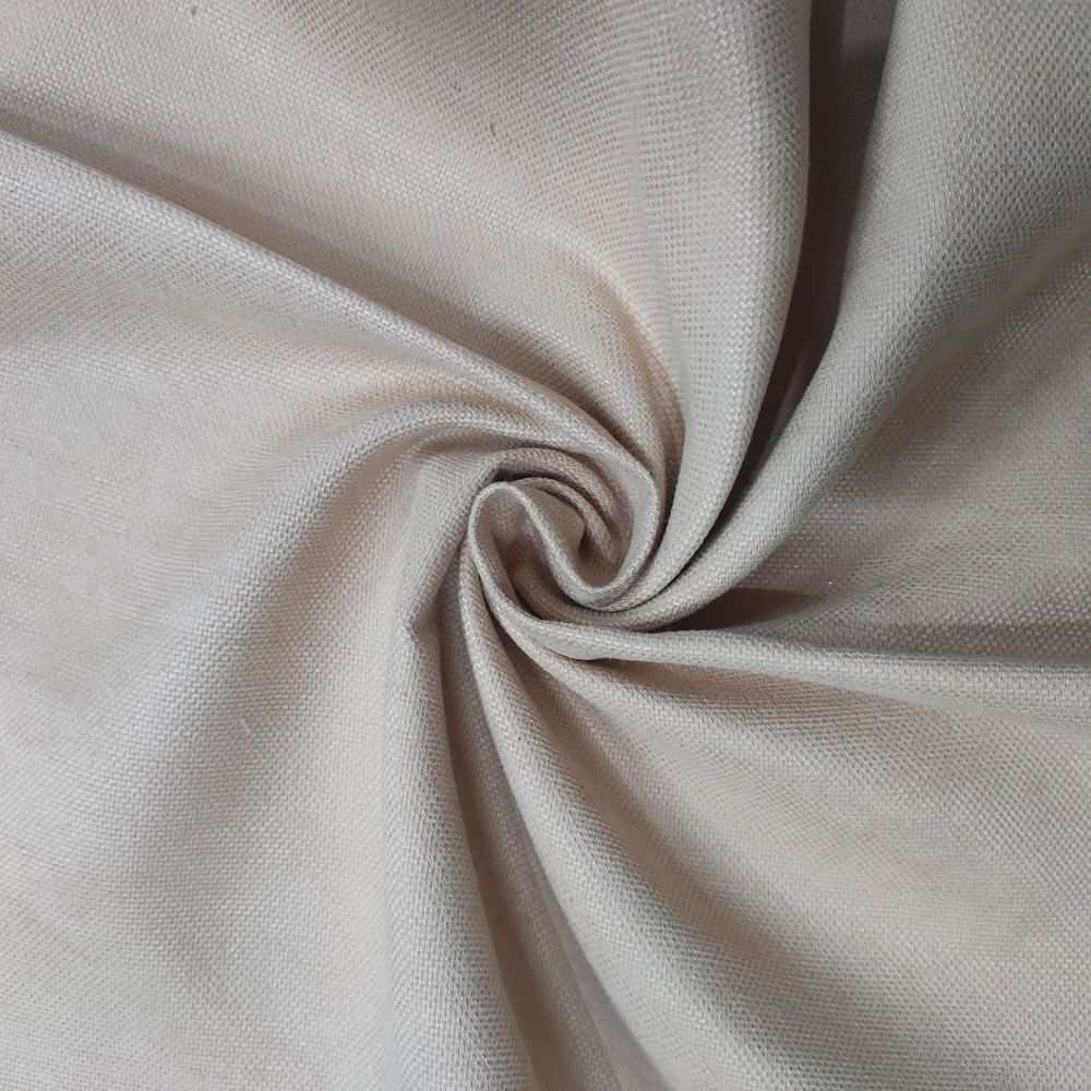 Cheap Breathable Soft High Quality Chaffney Plain Woven Curtain Fabric