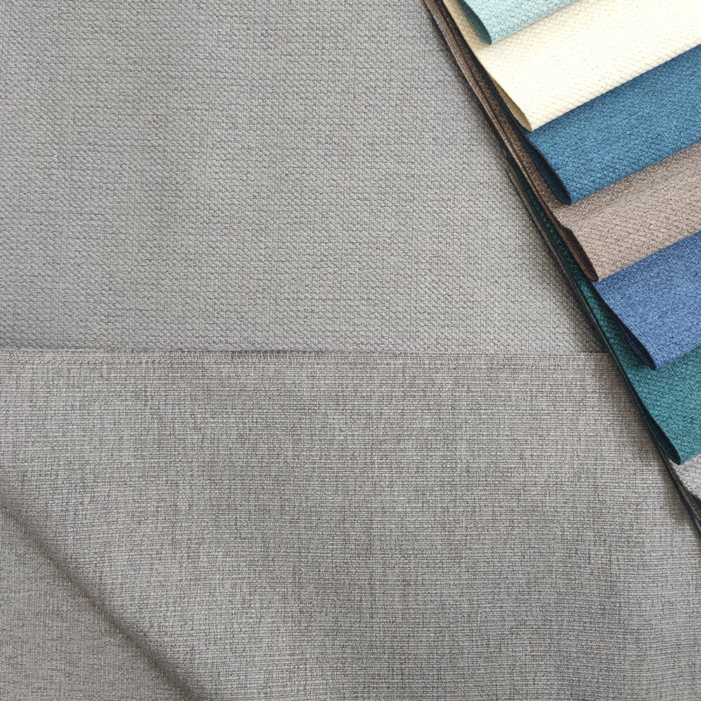 Morandi Color Pure Plain Linen Upholstery Fabric for Curtains