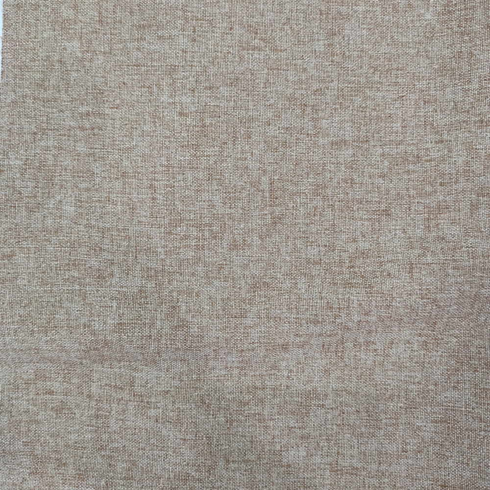 Plain Polyester Woven Linen Look Curtain Fabric