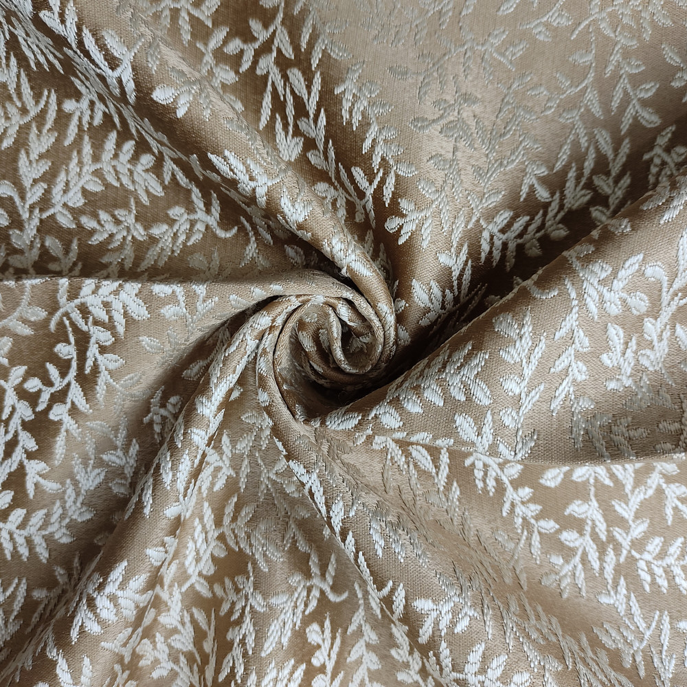 Latest Tendril Designs Luxury Blackout Jacquard Fabric for Curtain