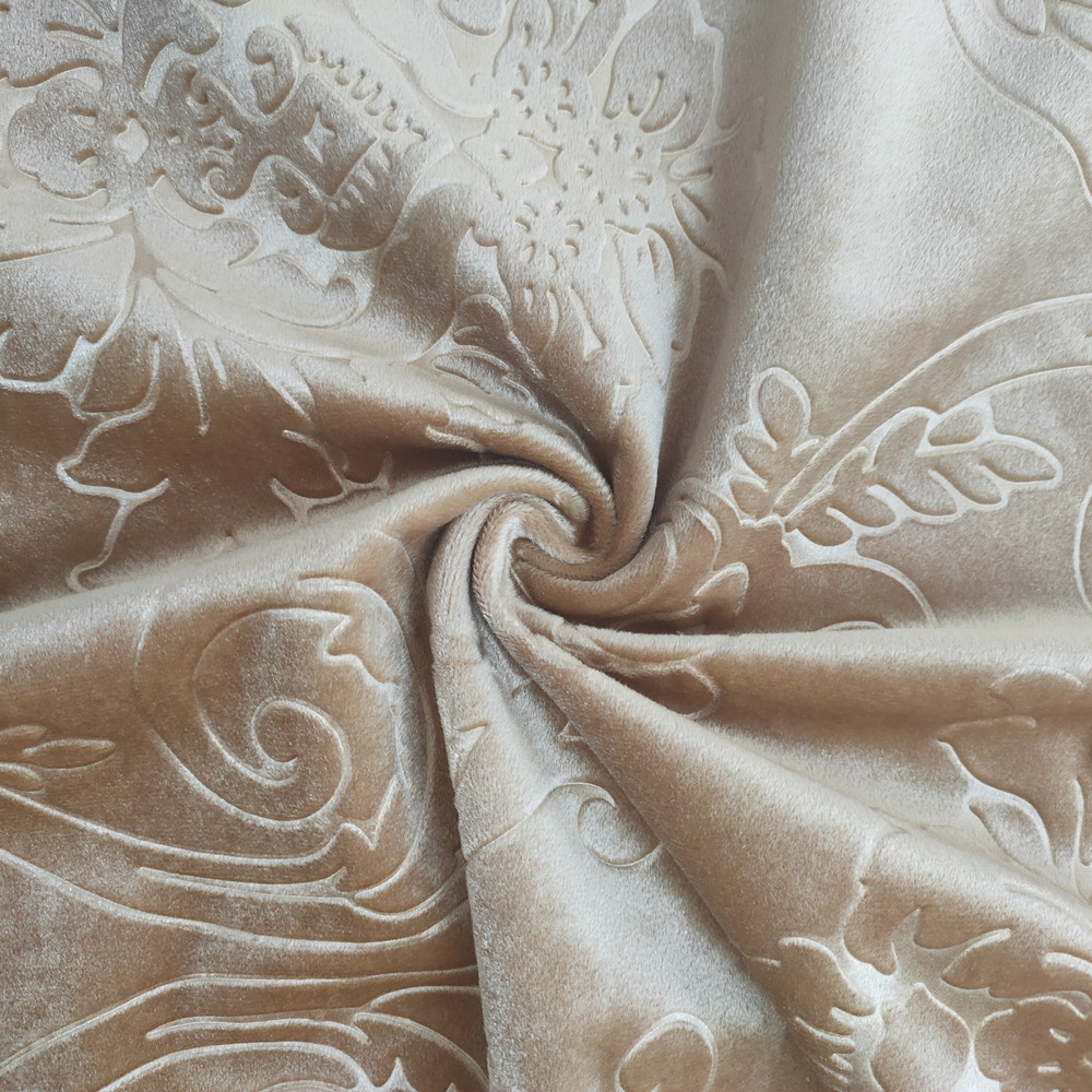 Made to Measure Super Soft 3D Embossed Italian Velvet Curtain Fabric 