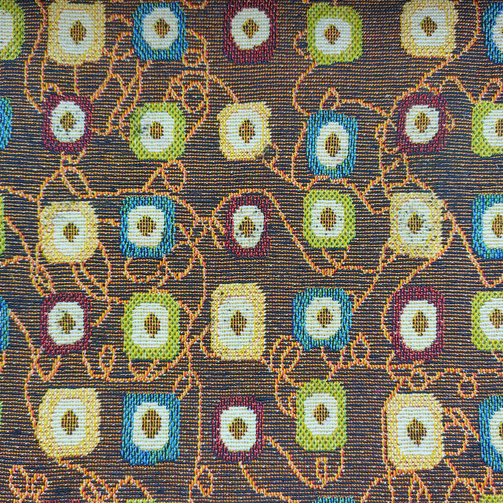 Square Pattern Jacquard Upholstery Fabric for Sofa Cushion Tablecloth 