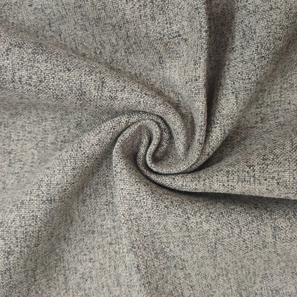 Polyester Solid Color Imitation Cotton Linen Sofa Upholstery Fabric 