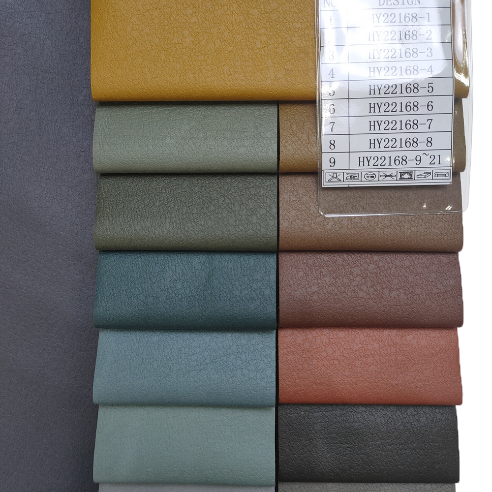 Imitation Leather Texture Polyester Waterproof Technology Sofa Cloth 