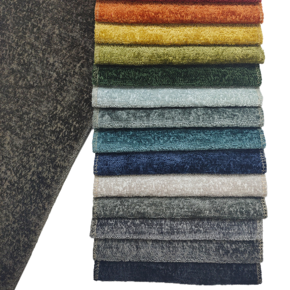 440GSM Weigh Dark Tone Design Polyester Chenille Fabric for Sofa