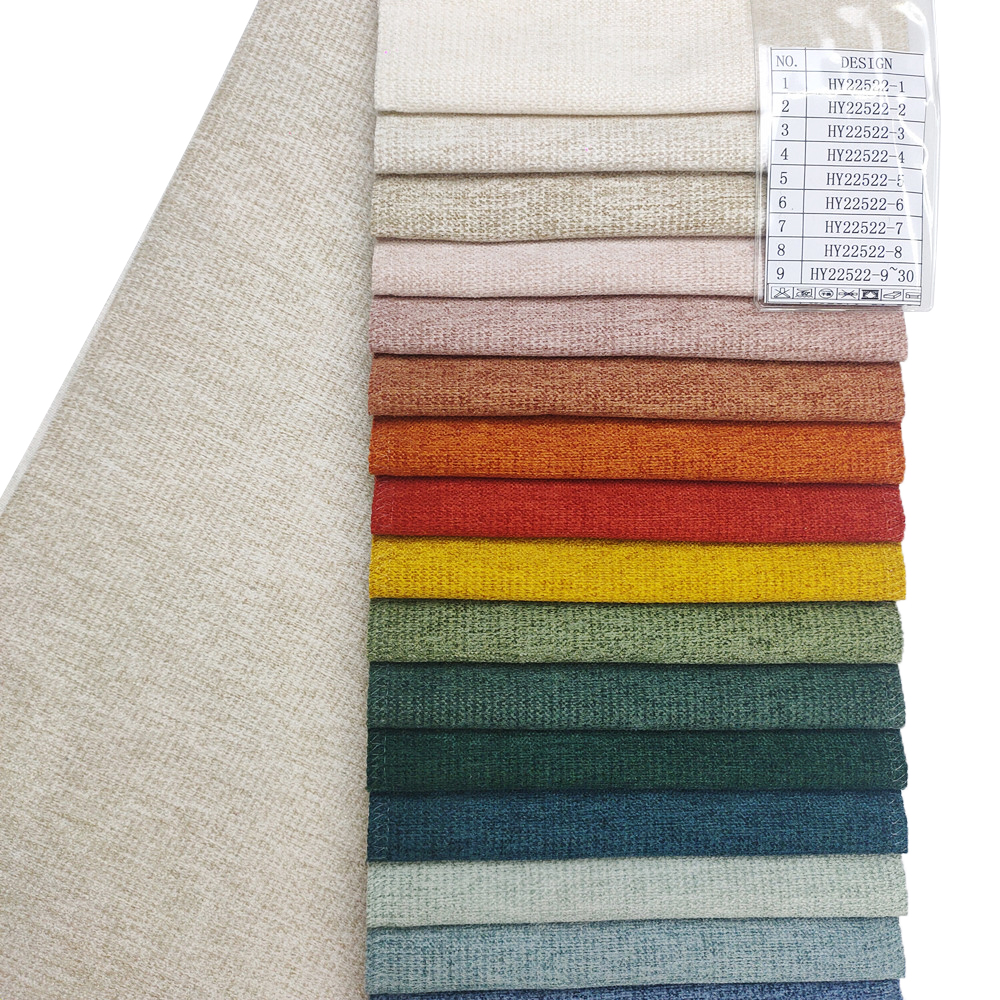 Super Soft Polyester Solid Color Plain Velvet Fabric Sofa Cloth