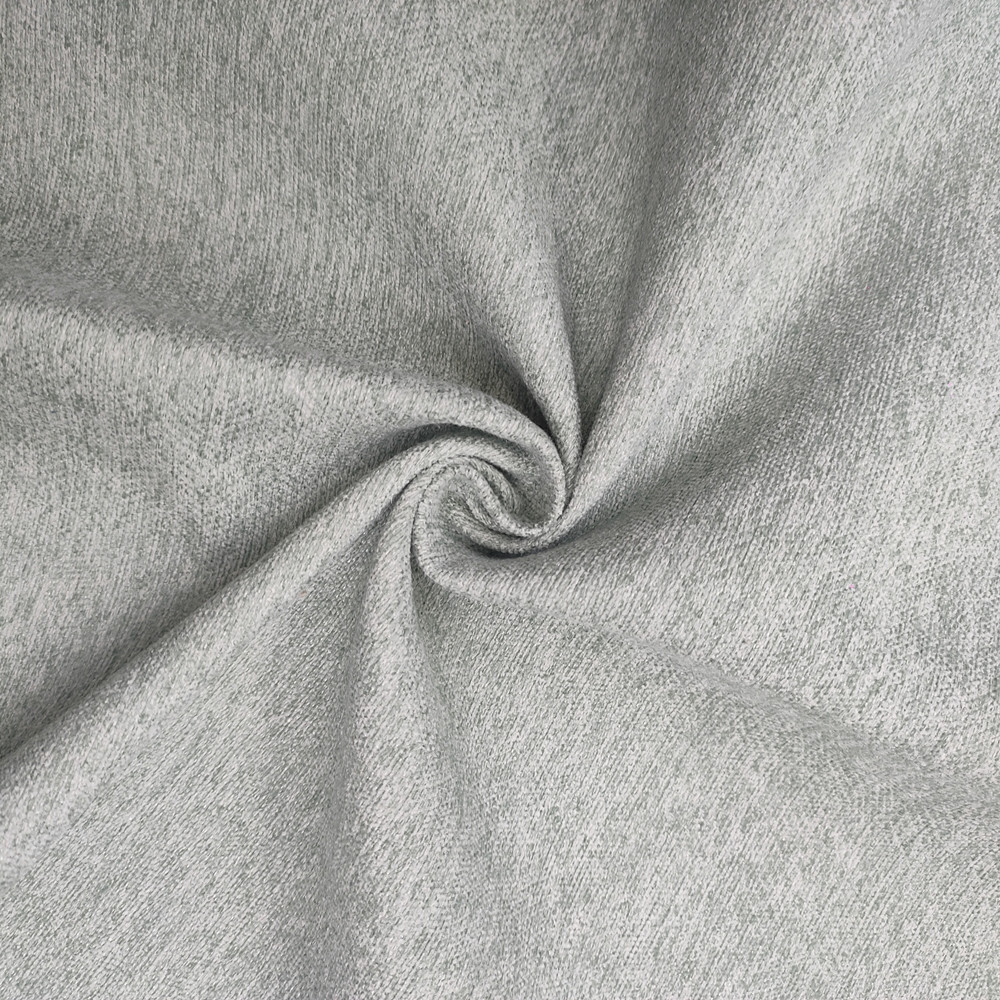 Custom Hometextile Upholstery Super Soft Solid Color Plain Velvet Sofa Fabric