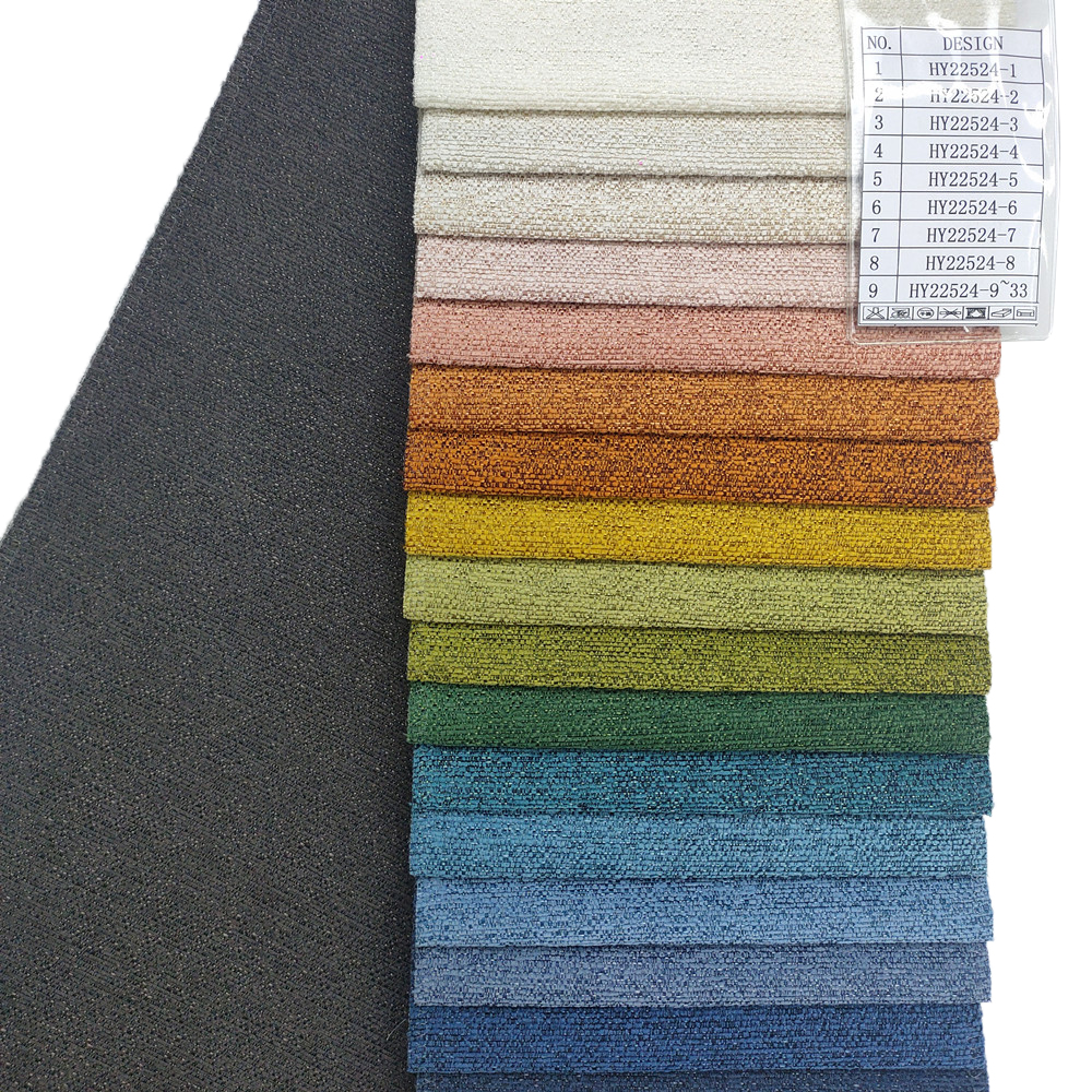 Polyester Multicolor Options Plain Velvet Fabric for Sofa