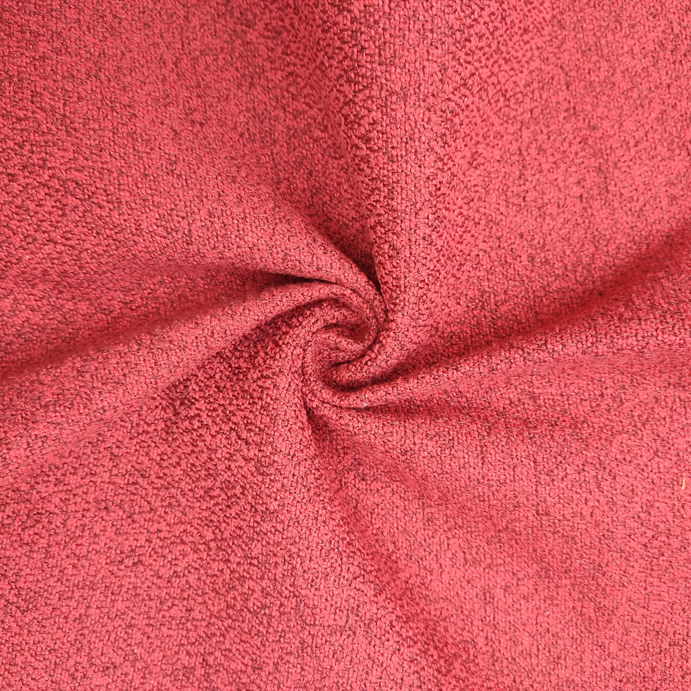 320GSM Simple Style Polyester Plain Color Imitation Linen Sofa Fabric 