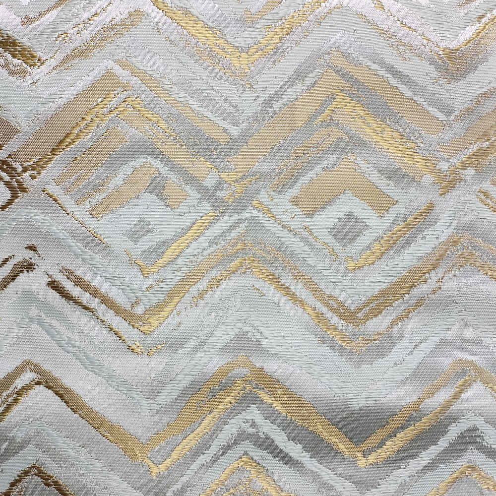 New design upholstery soft wrinkle-resistant plain yarn dyed jacquard curtain gold silver European style bubble fabric for living room