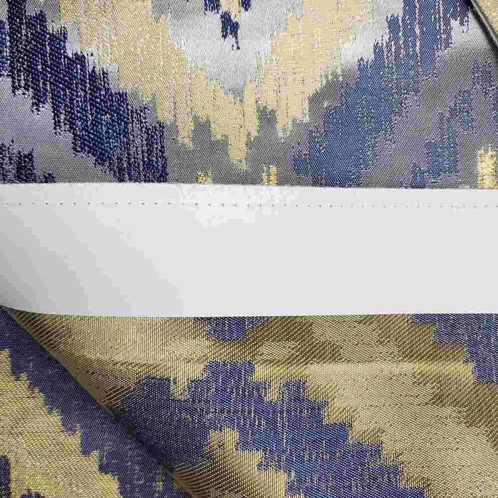 New design upholstery high comfort plain yarn dyed jacquard curtain gold silver European style bubble fabric for living room