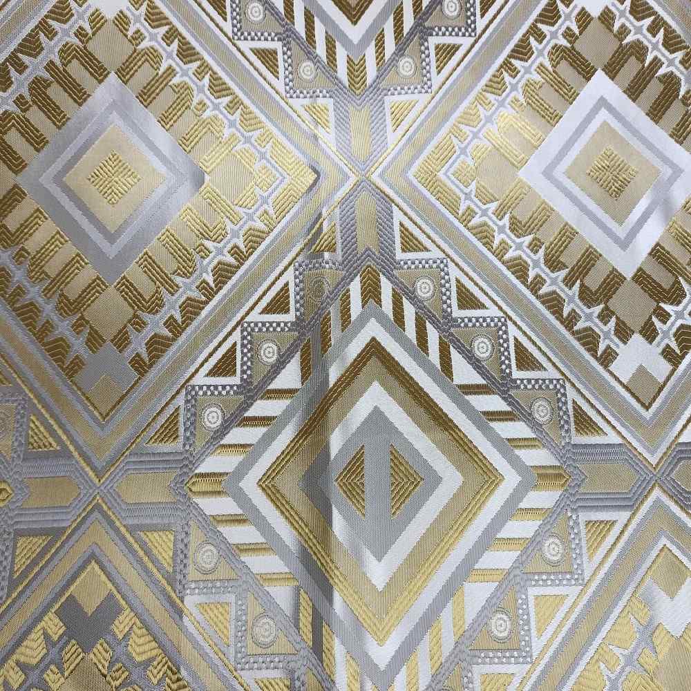 New design upholstery high comfort plain yarn dyed jacquard curtain gold silver European style bubble fabric for living room